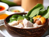 揭秘火锅蘸料体系，海南椰子鸡锅的独特魅力，海南椰子鸡锅，独特蘸料体系